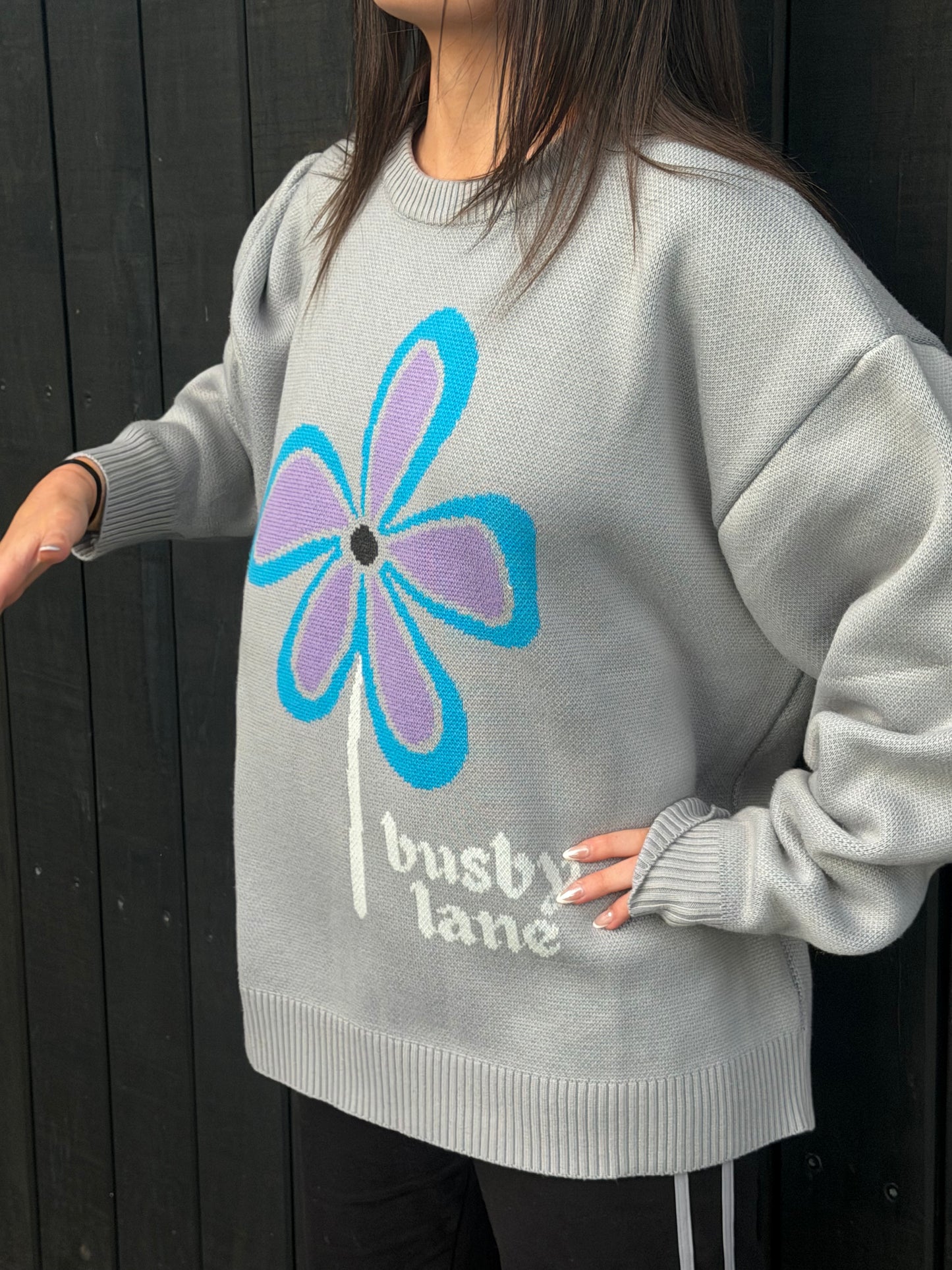 Flower Knit Jumper