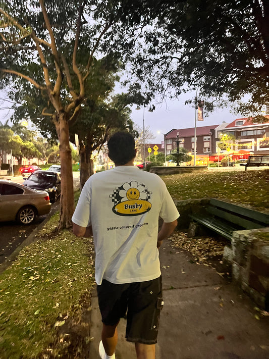 HEAVY SUNFLOWER TEE MILK WHITE